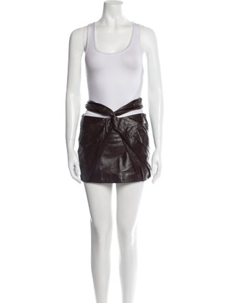 Zeynep Arçay Lambskin Scoop Neck Tunic