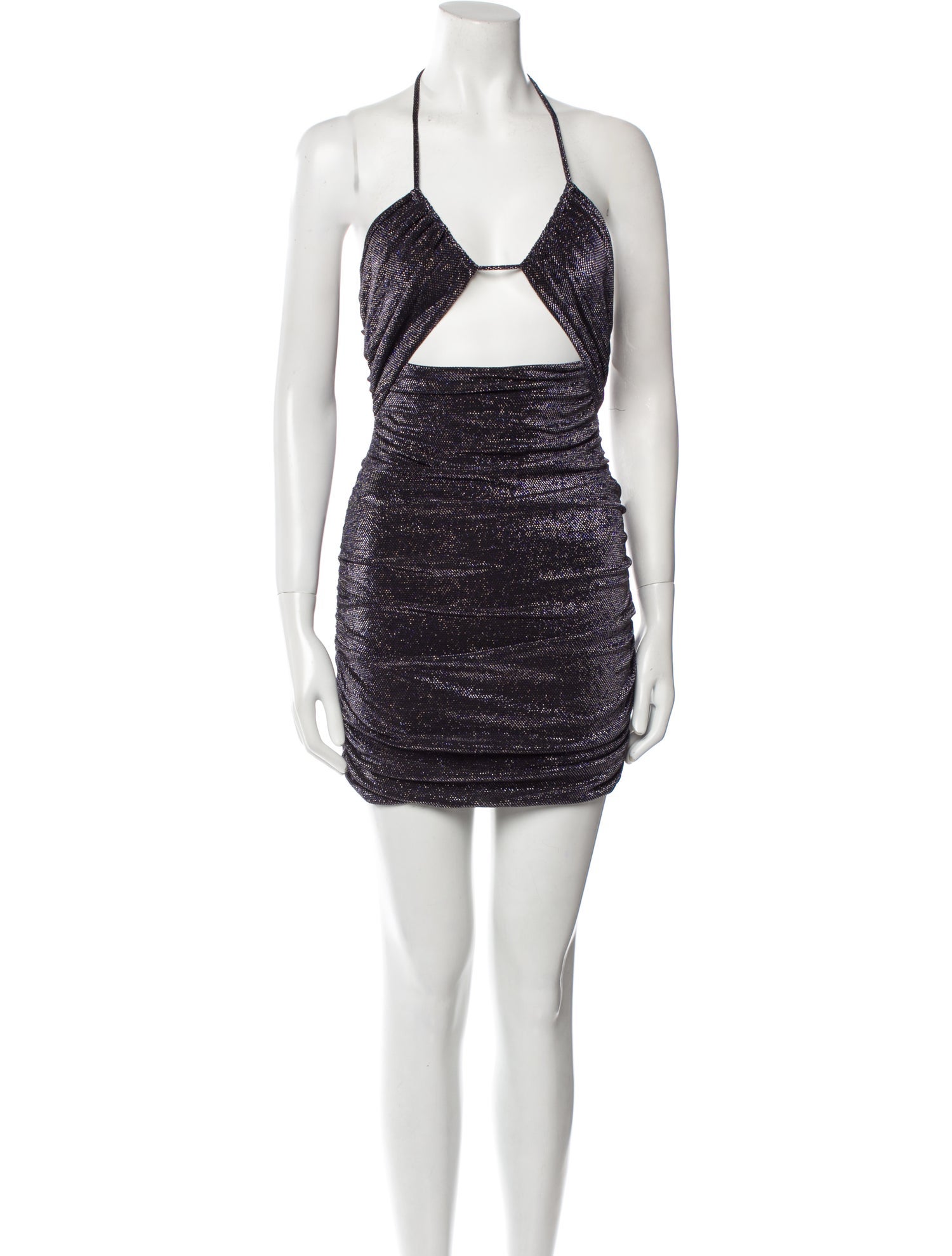 Zeynep Arçay Halterneck Mini Dress