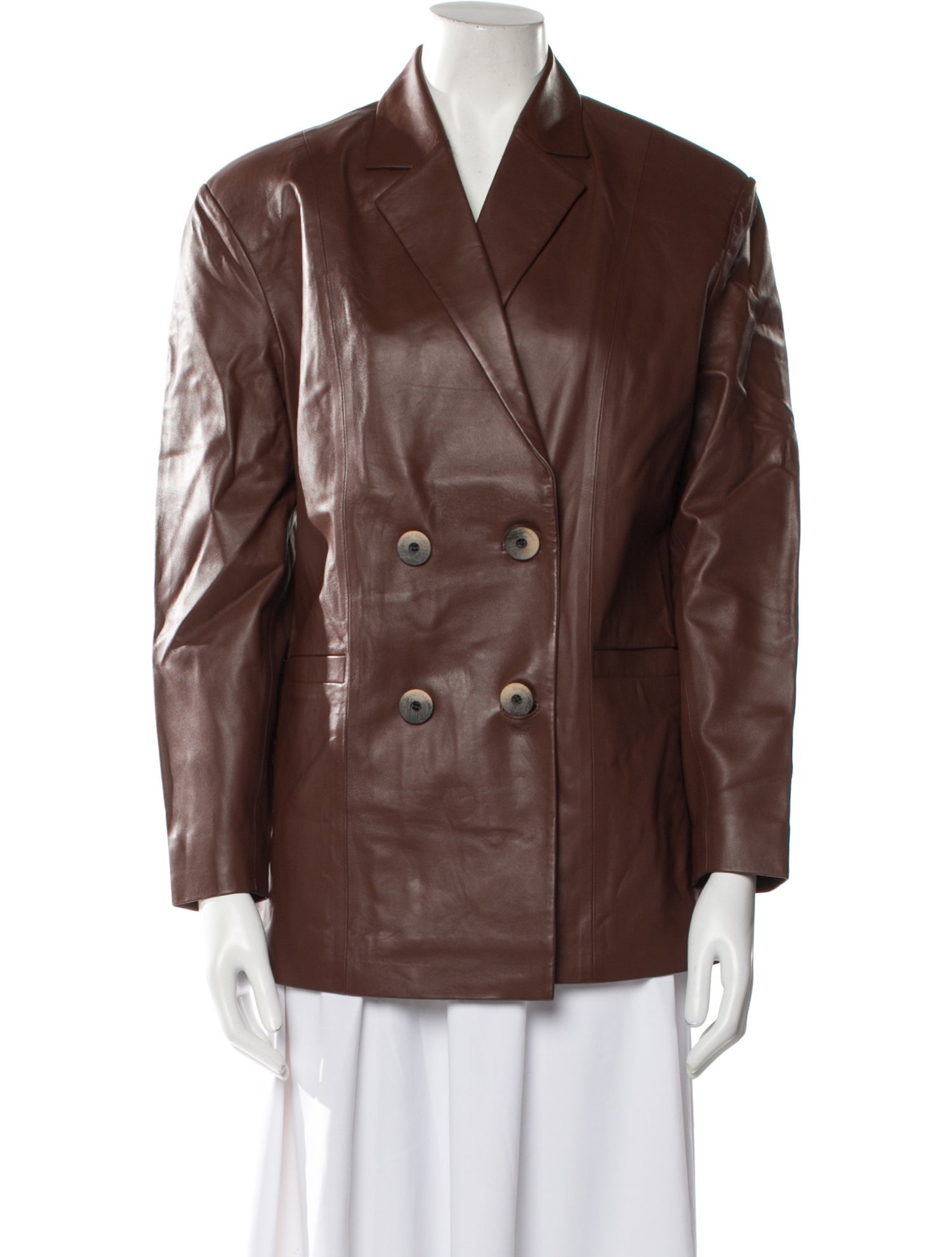 Zeynep Arçay Lamb Leather Evening Jacket