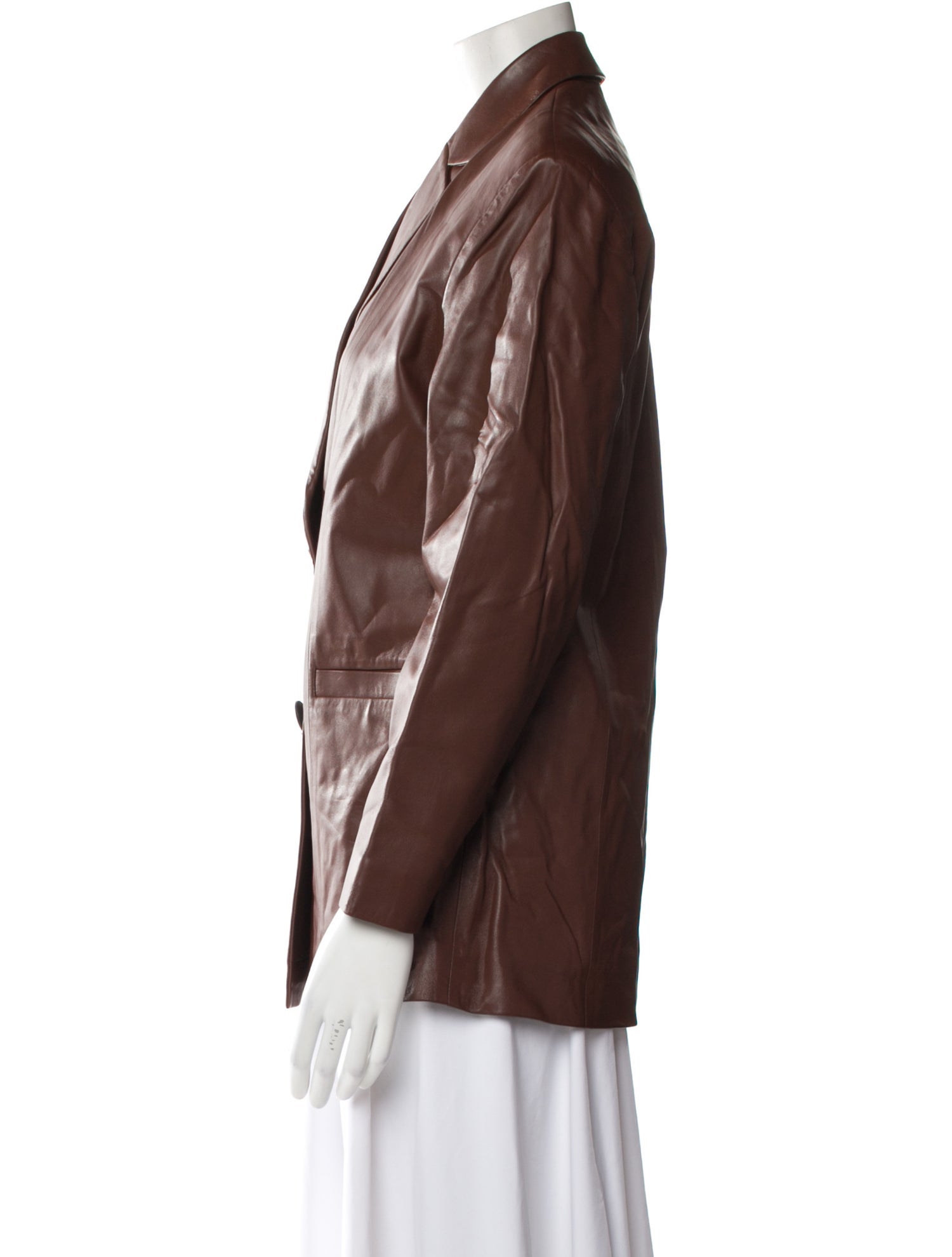 Zeynep Arçay Lamb Leather Evening Jacket