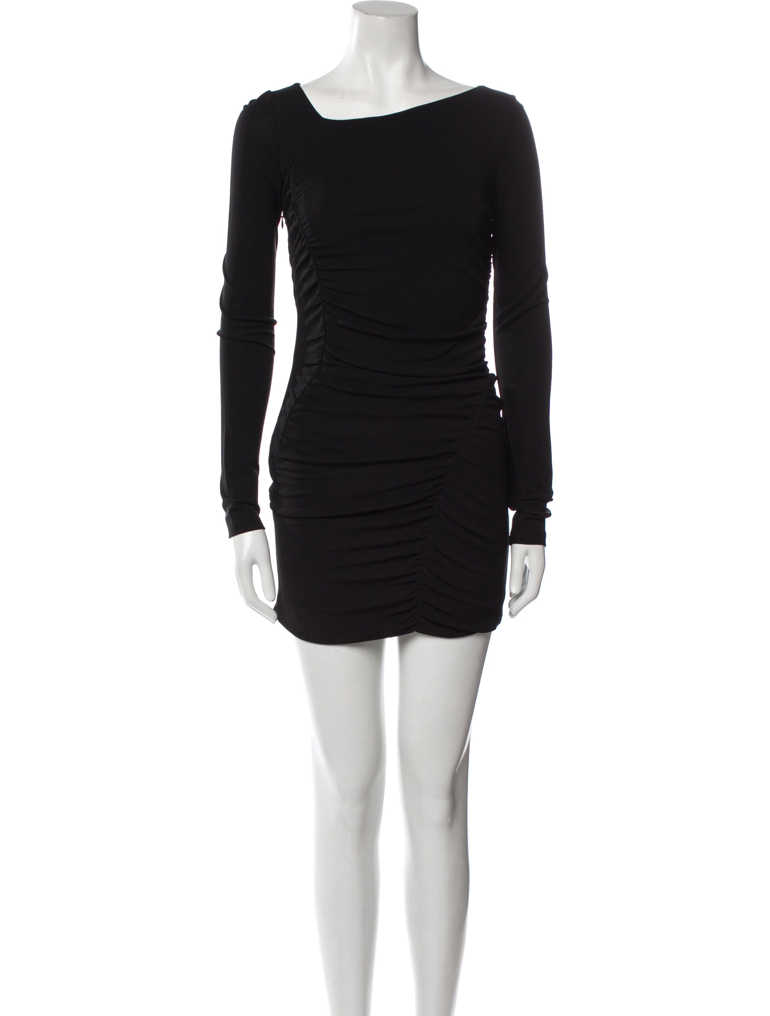 Zeynep Arçay Bateau Neckline Mini Dress