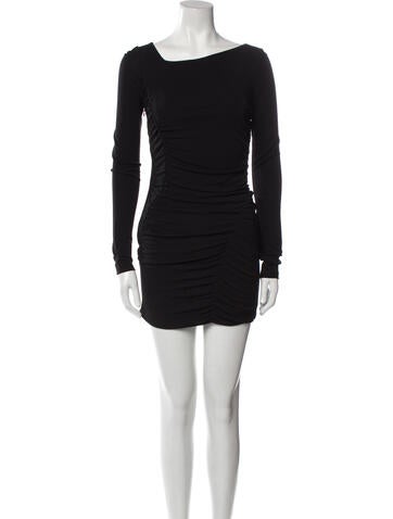 Zeynep Arçay Dresses Bateau Neckline Mini Dress XS