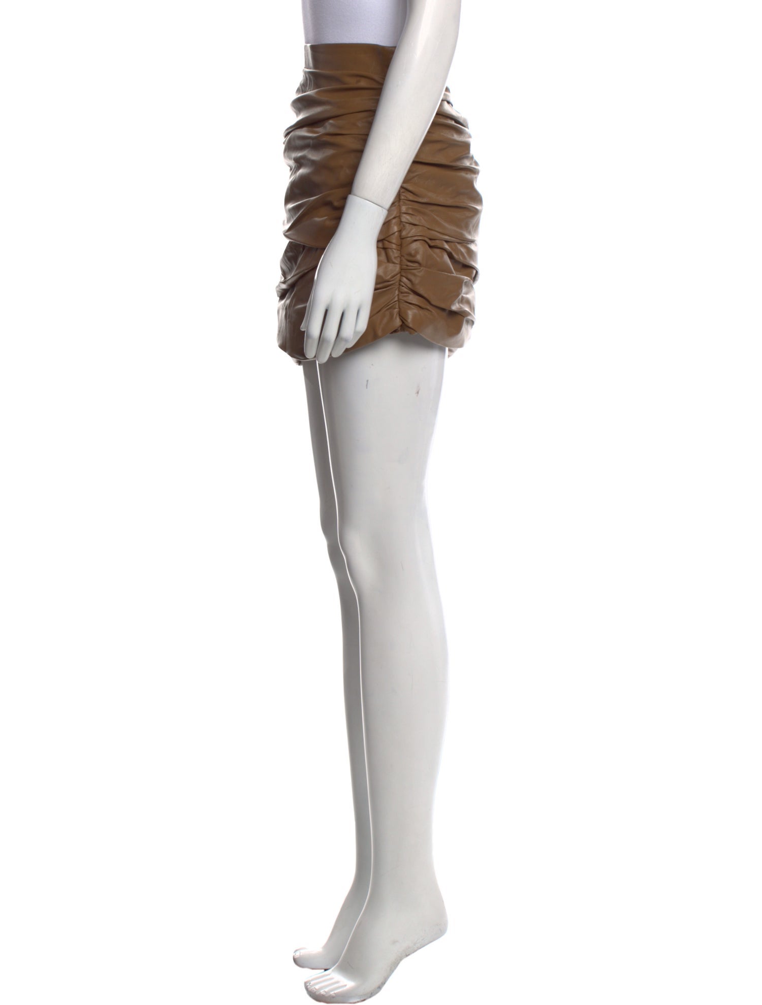 Zeynep Arçay Lambskin Mini Skirt