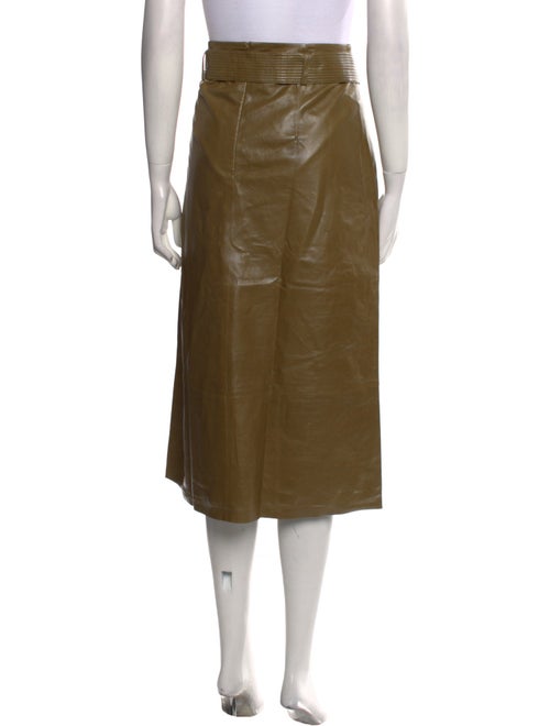 Zeynep Arçay Lambskin Midi Length Skirt