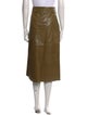 Zeynep Arçay Lambskin Midi Length Skirt
