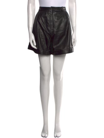 Zeynep Arçay Lambskin Mini Shorts