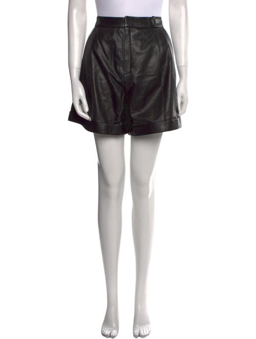 Zeynep Arçay Lambskin Mini Shorts