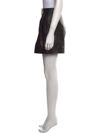 Zeynep Arçay Lambskin Mini Shorts