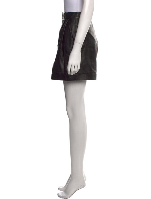 Zeynep Arçay Lambskin Mini Shorts