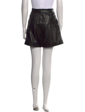 Zeynep Arçay Lambskin Mini Shorts