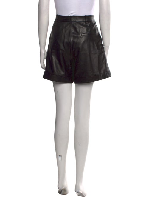 Zeynep Arçay Lambskin Mini Shorts