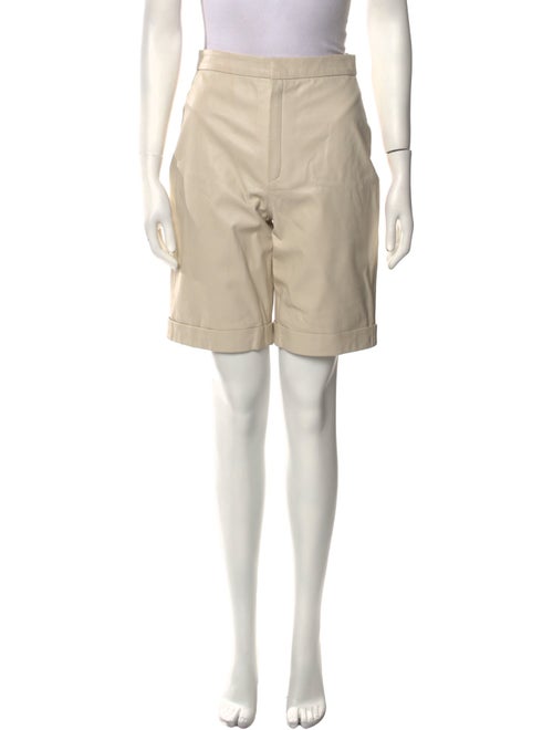 Zeynep Arçay Leather Mini Shorts