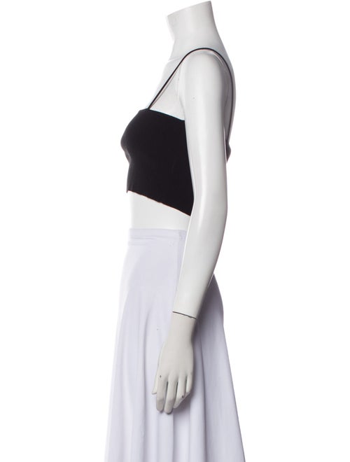 Zeynep Arçay Square Neckline Sleeveless Crop Top