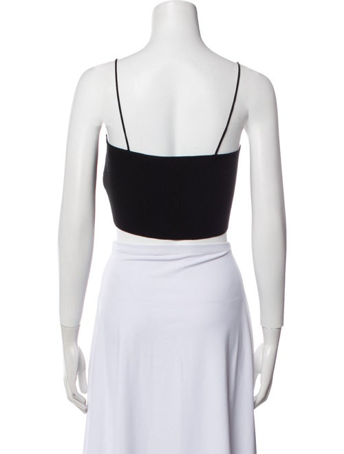 Zeynep Arçay Square Neckline Sleeveless Crop Top