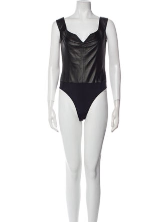 Zeynep Arçay Lambswool Cowl Neck Bodysuit