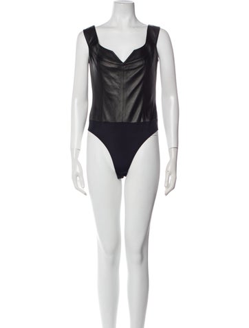 Zeynep Arçay Tops Lambswool Cowl Neck Bodysuit Us6, Fr38 | M