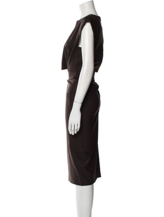 Zeynep Arçay Wool Midi Length Dress