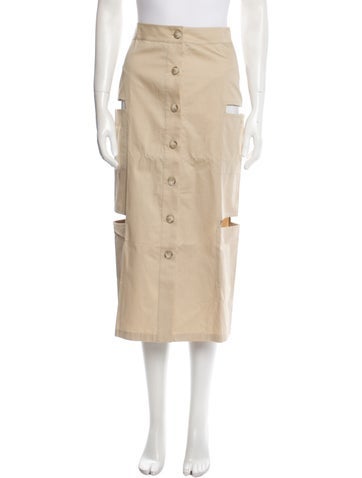 Zeynep Arçay Skirts Cutout Accent Midi Length Skirt M