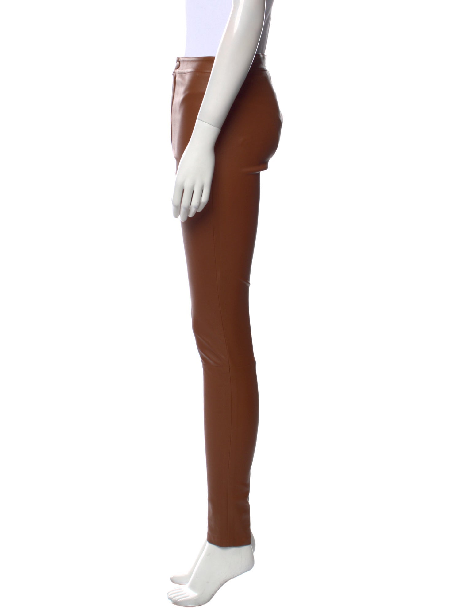 Zeynep Arçay Leather Skinny Leg Pants