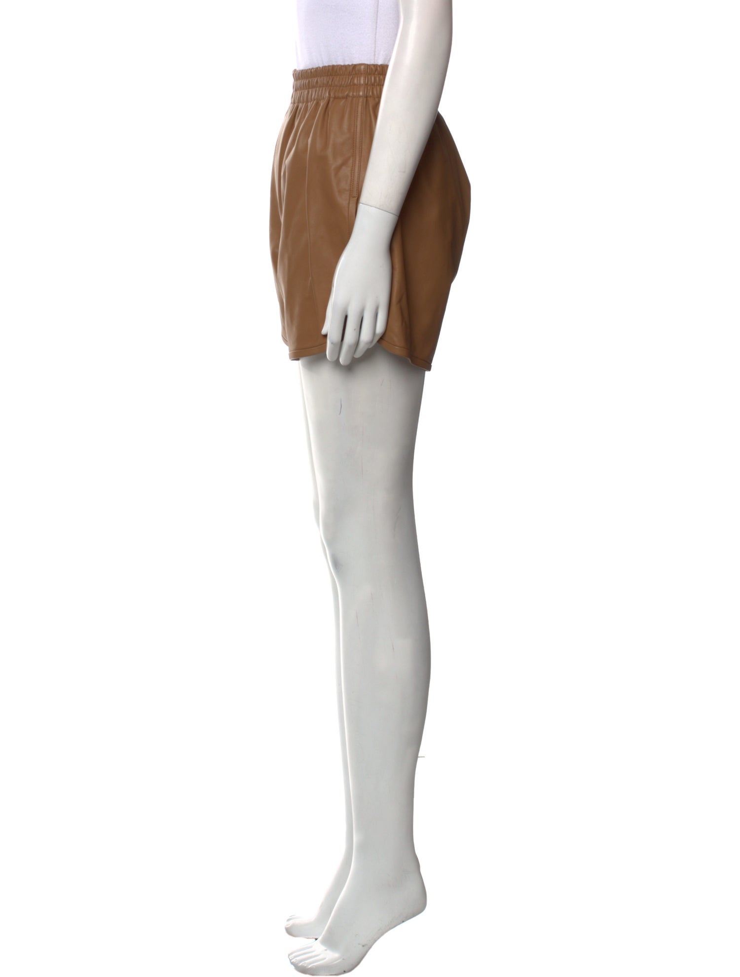 Zeynep Arçay Leather Mini Shorts w/ Tags