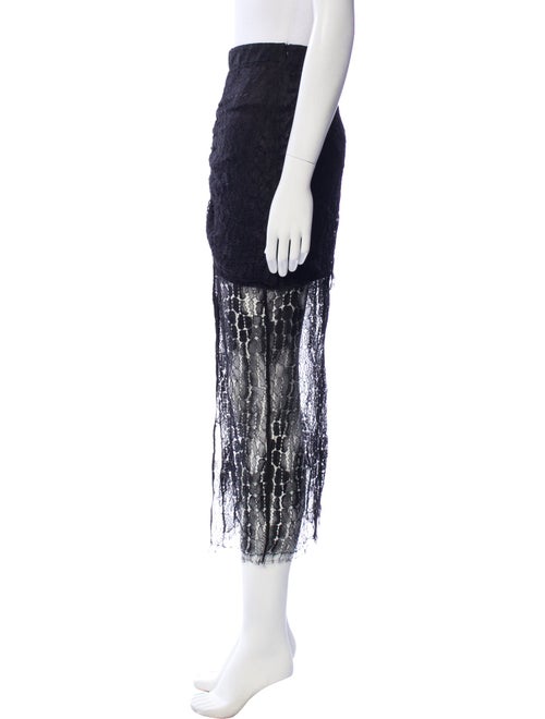 Zeynep Arçay Lace Pattern Midi Length Skirt