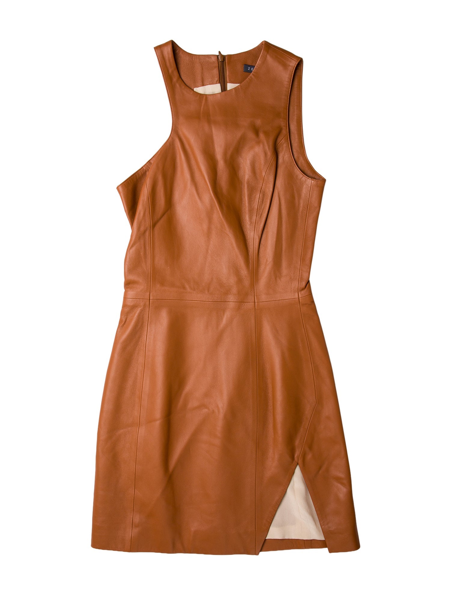 Zeynep Arçay Leather Mini Dress