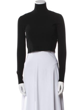 Zeynep Arçay Turtleneck Long Sleeve Crop Top