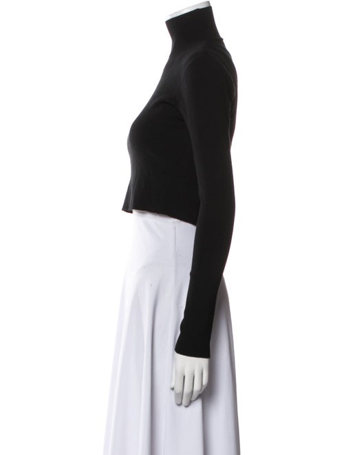 Zeynep Arçay Turtleneck Long Sleeve Crop Top