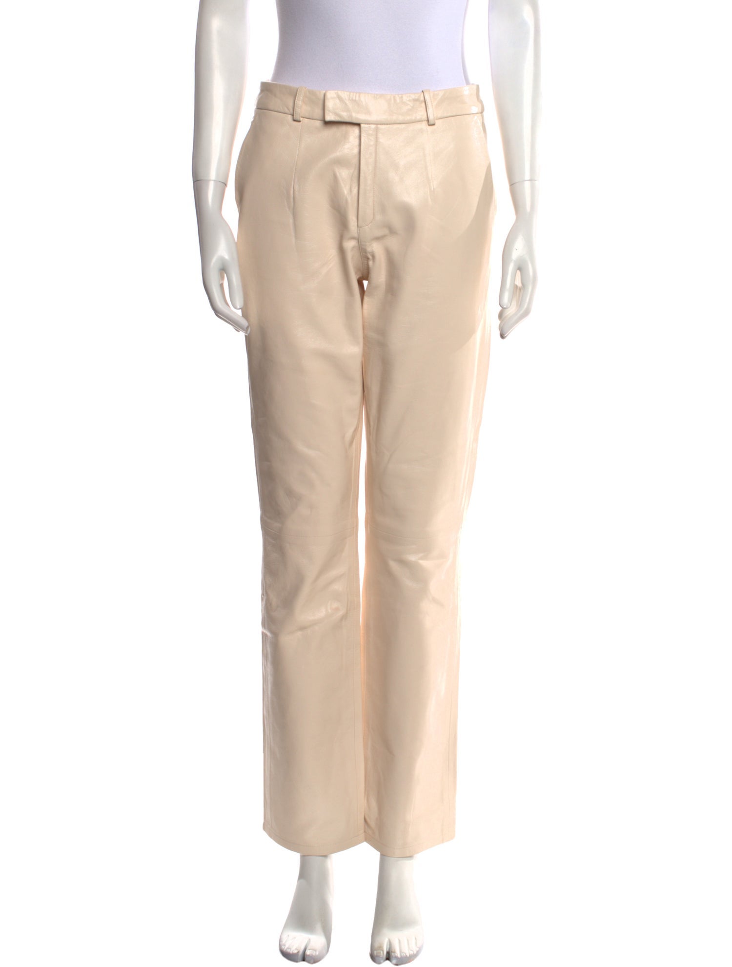 Zeynep Arçay Leather Straight Leg Pants