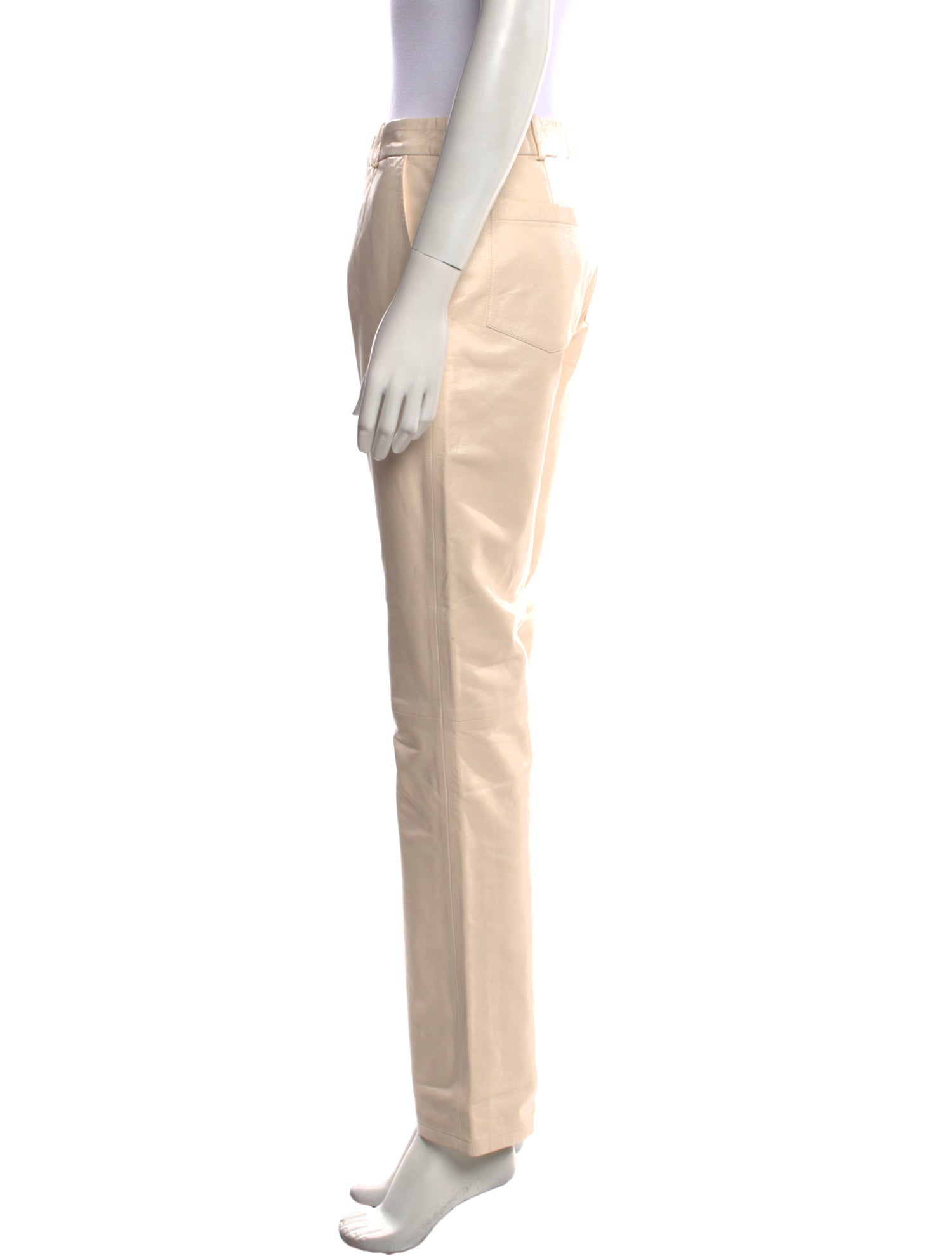 Zeynep Arçay Leather Straight Leg Pants