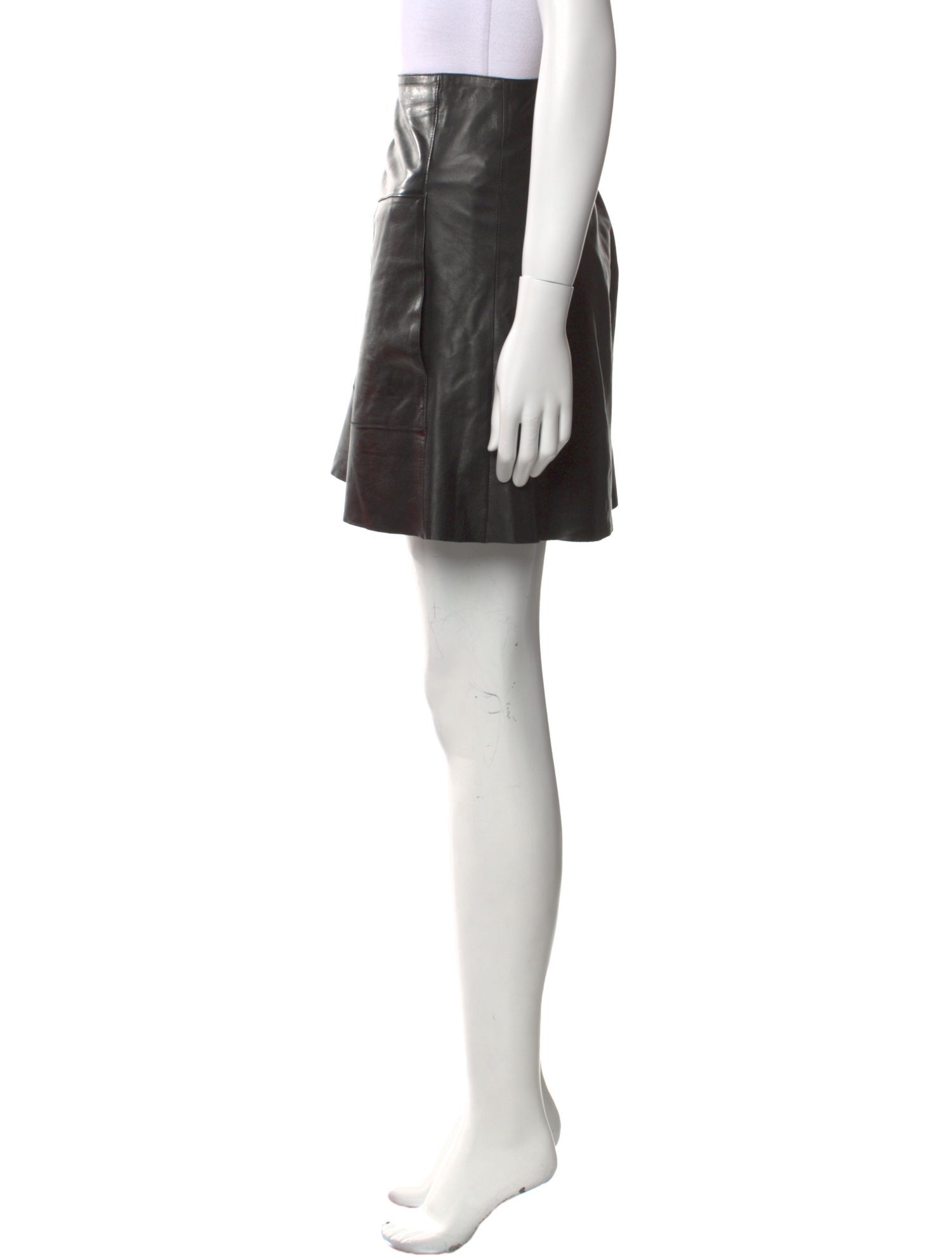 Zeynep Arçay Leather Mini Skirt