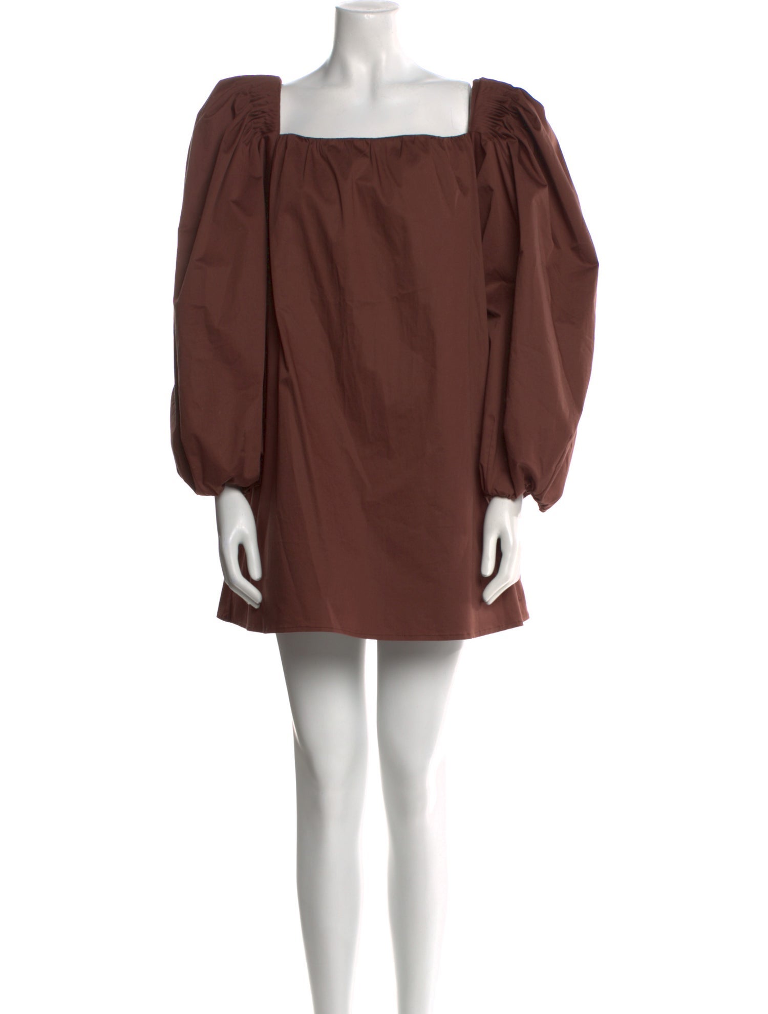 Zeynep Arçay Square Neckline Mini Dress