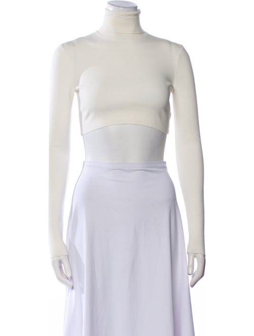 Zeynep Arçay Turtleneck Sleeveless Crop Top
