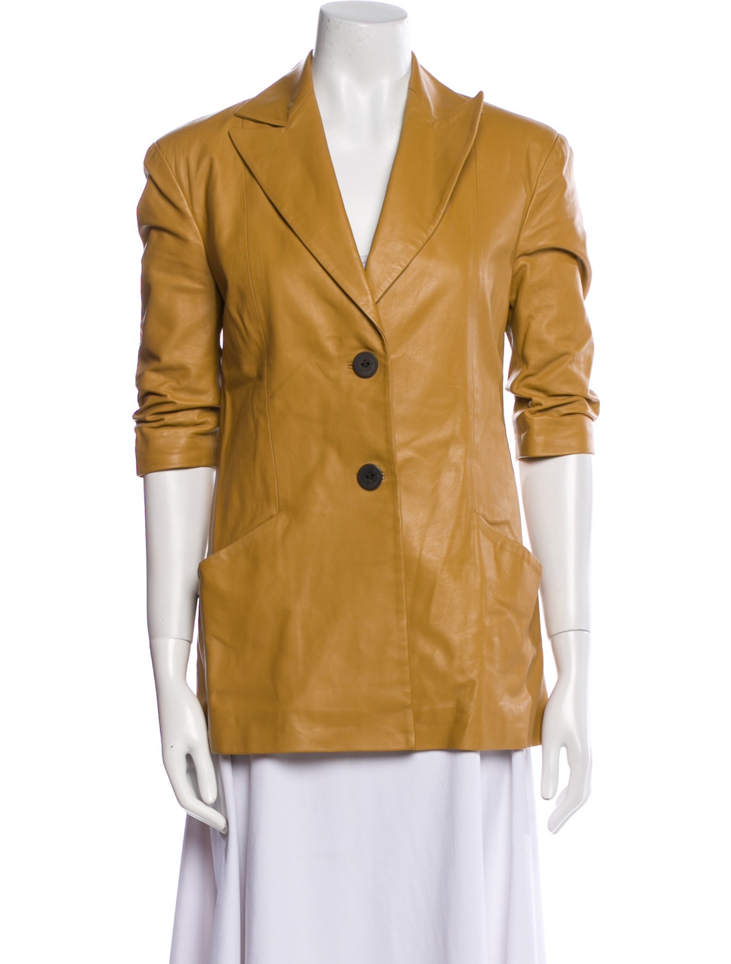 Zeynep Arçay Leather Coat