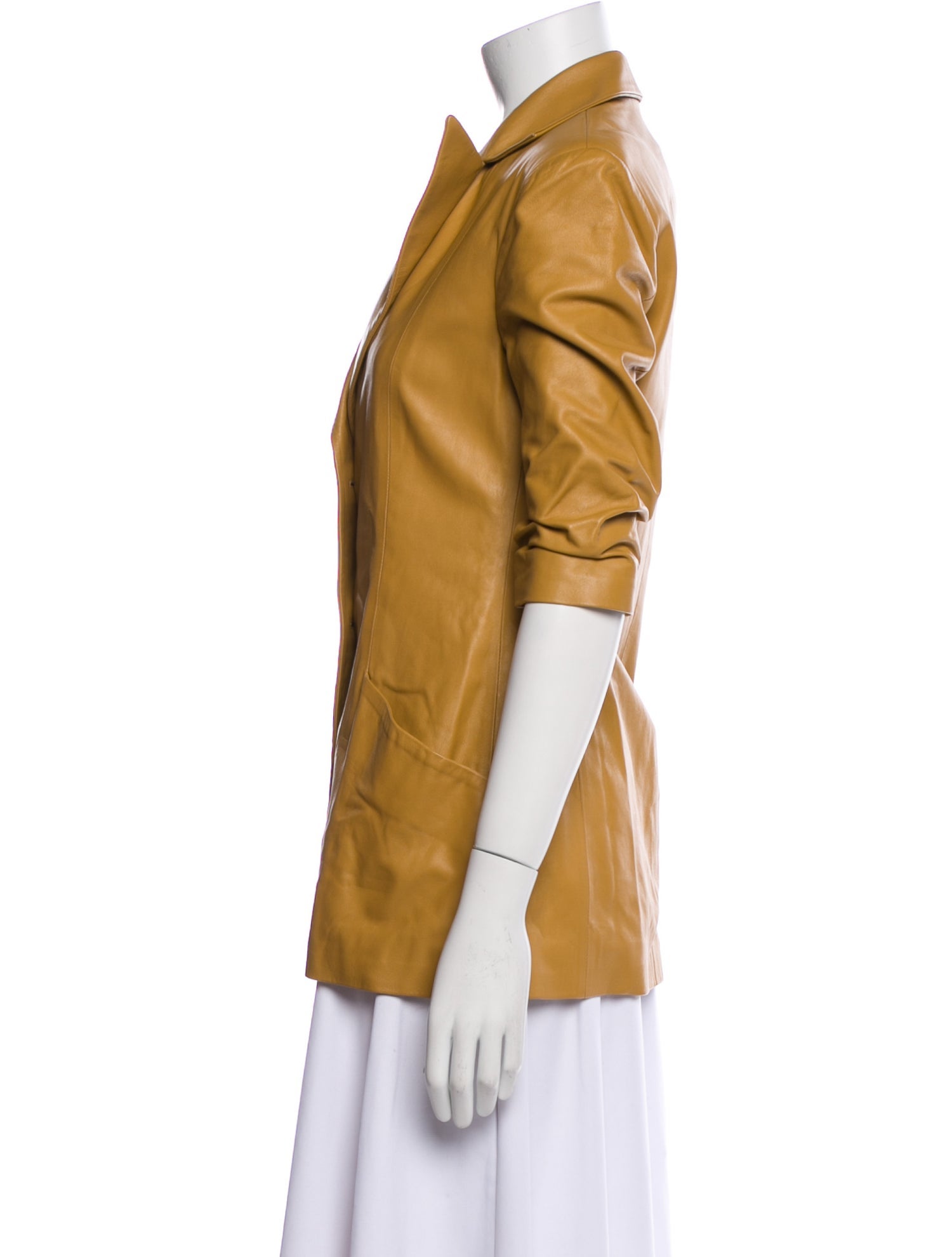 Zeynep Arçay Leather Coat
