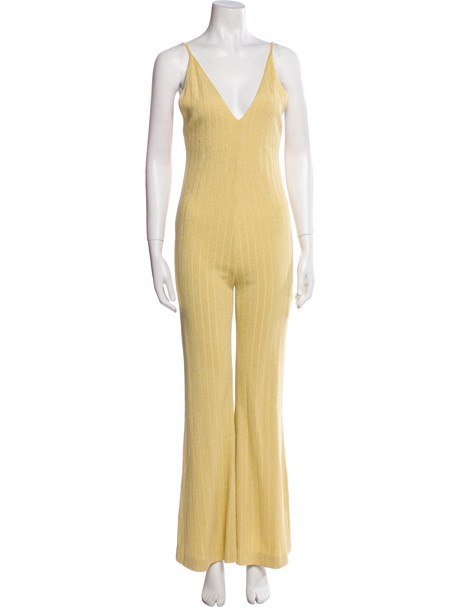Zeynep Arçay Plunge Neckline Jumpsuit