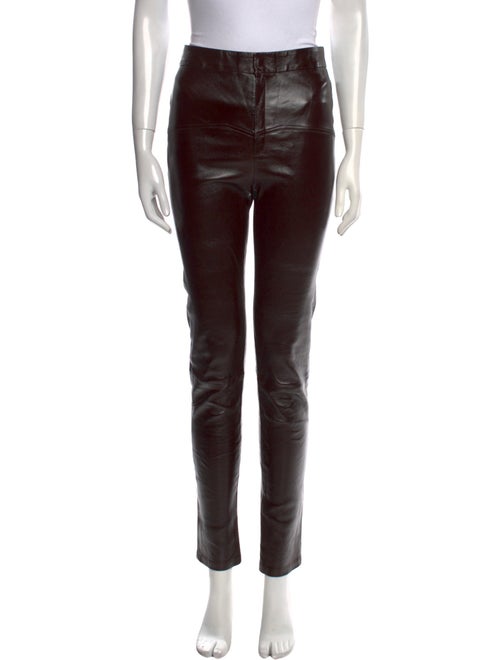 Zeynep Arçay Lambskin Skinny Leg Pants