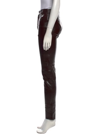 Zeynep Arçay Lambskin Skinny Leg Pants