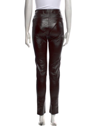 Zeynep Arçay Lambskin Skinny Leg Pants