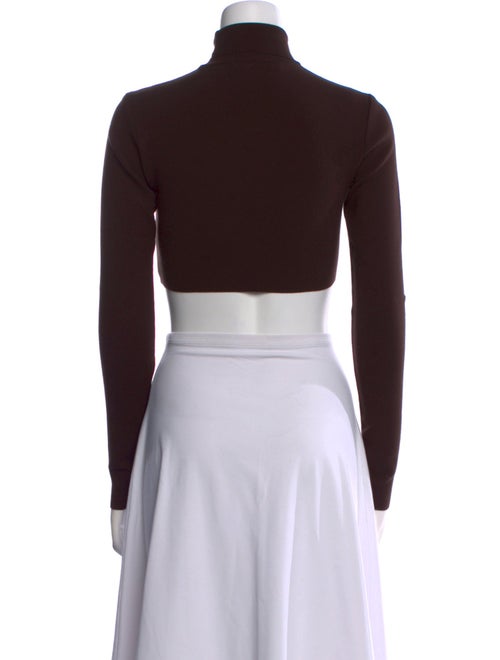 Zeynep Arçay Turtleneck Long Sleeve Crop Top