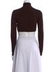 Zeynep Arçay Turtleneck Long Sleeve Crop Top