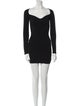 Zeynep Arçay Square Neckline Mini Dress