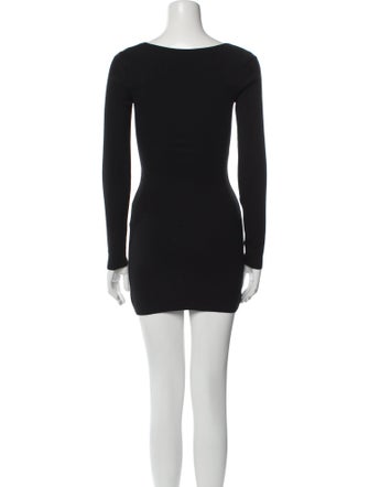 Zeynep Arçay Square Neckline Mini Dress