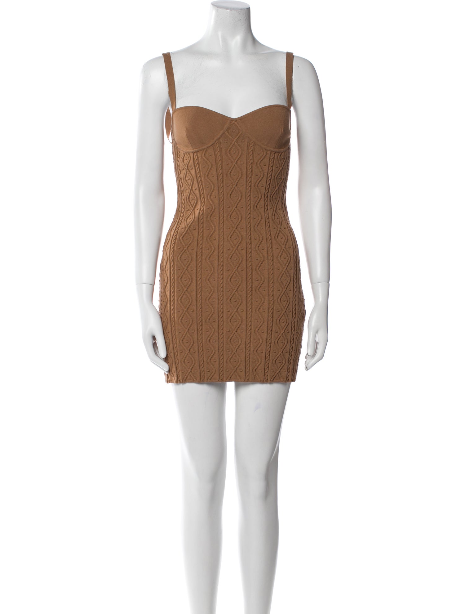 Zeynep Arçay Square Neckline Mini Dress