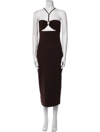 Zeynep Arçay Halterneck Midi Length Dress