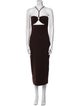 Zeynep Arçay Halterneck Midi Length Dress
