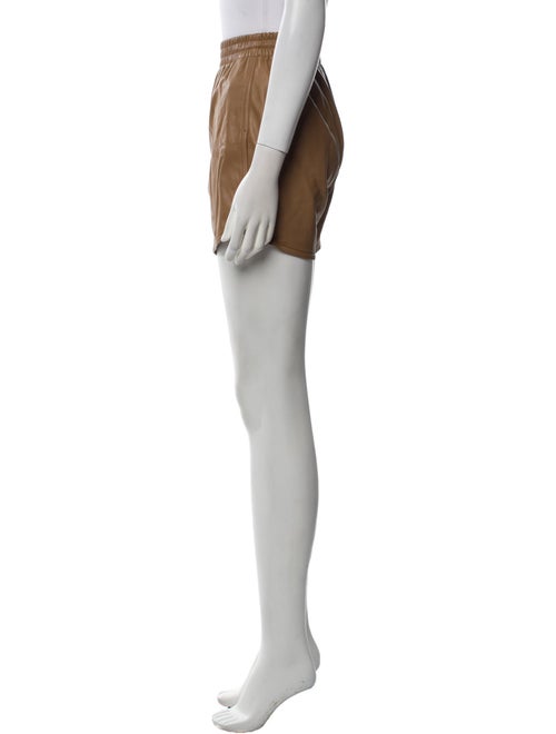 Zeynep Arçay Lambskin Mini Shorts