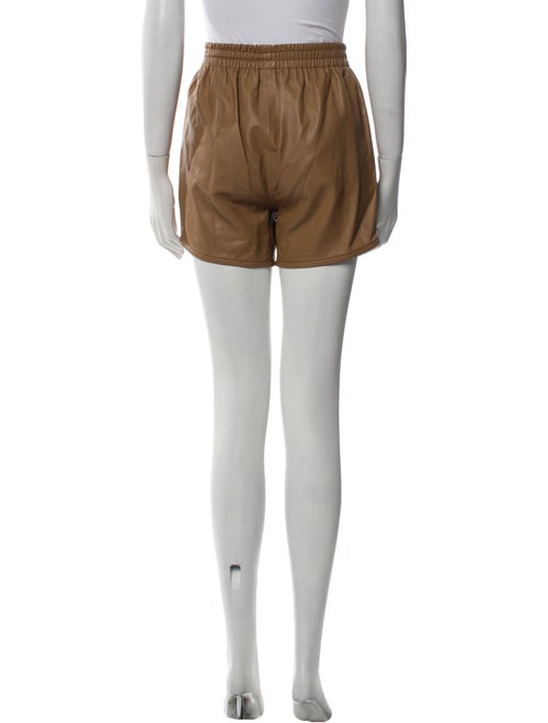 Zeynep Arçay Lambskin Mini Shorts