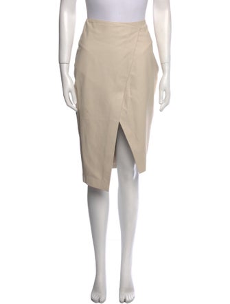 Zeynep Arçay Lambskin Knee-Length Skirt