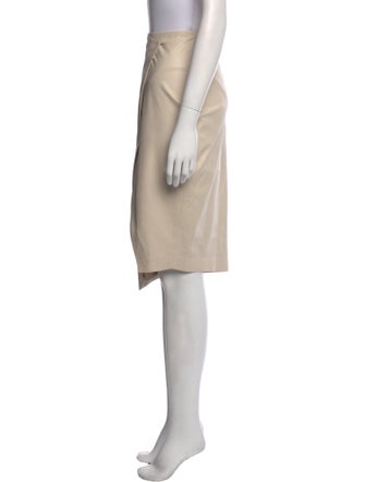 Zeynep Arçay Lambskin Knee-Length Skirt